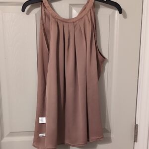 New York & Company Taupe Tank Top